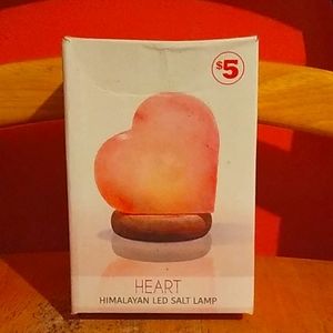 Heart Himalayan led salt lamp